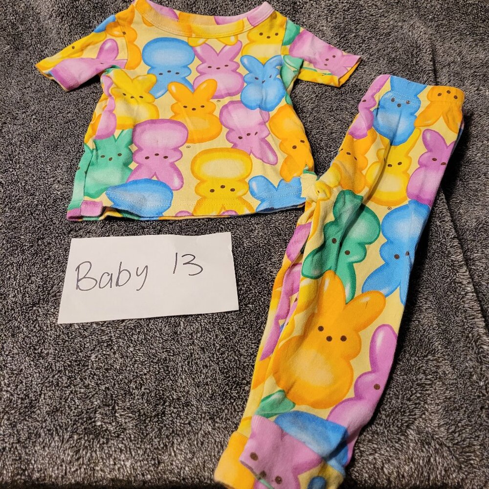 13.    Easter 2 Piece Set Peeps Outfit